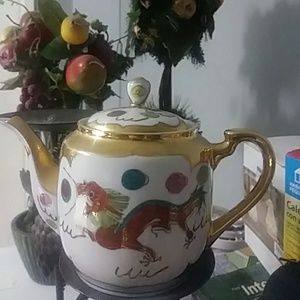 Rare heirloom gold plated teapot